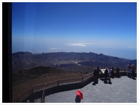 200 metres from the peak of Mount Teide